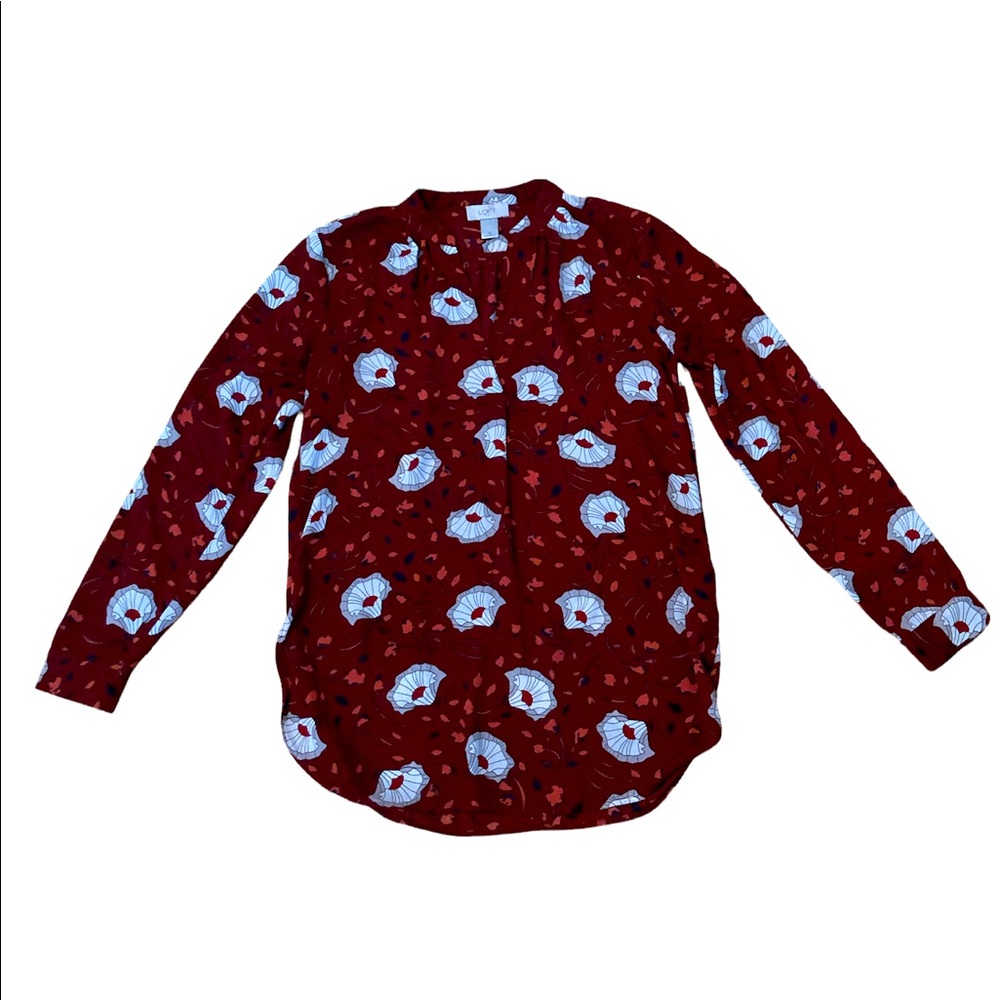 XS Loft Long Sleeve Dress Shirt